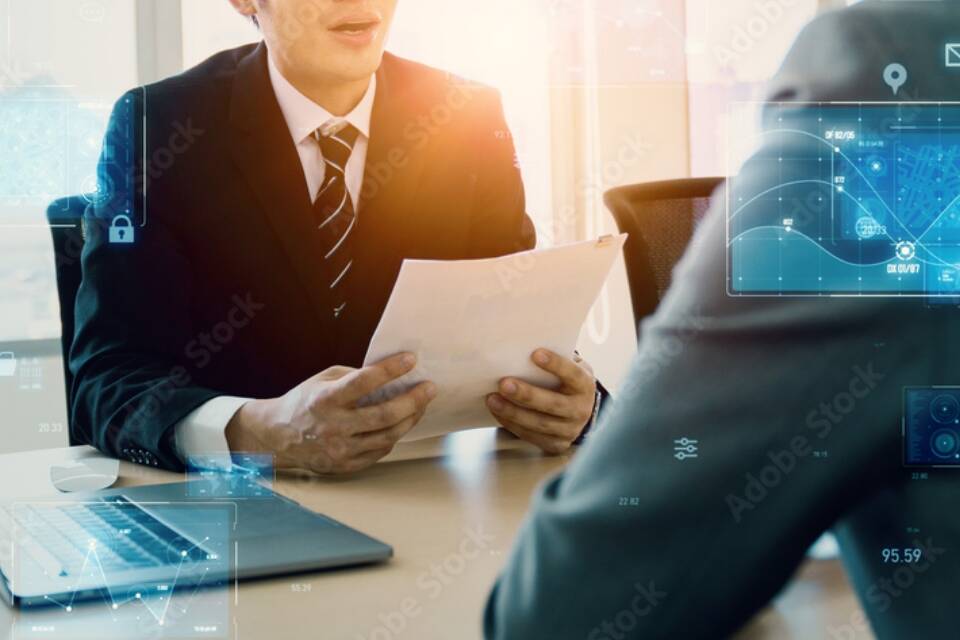 商談の様子